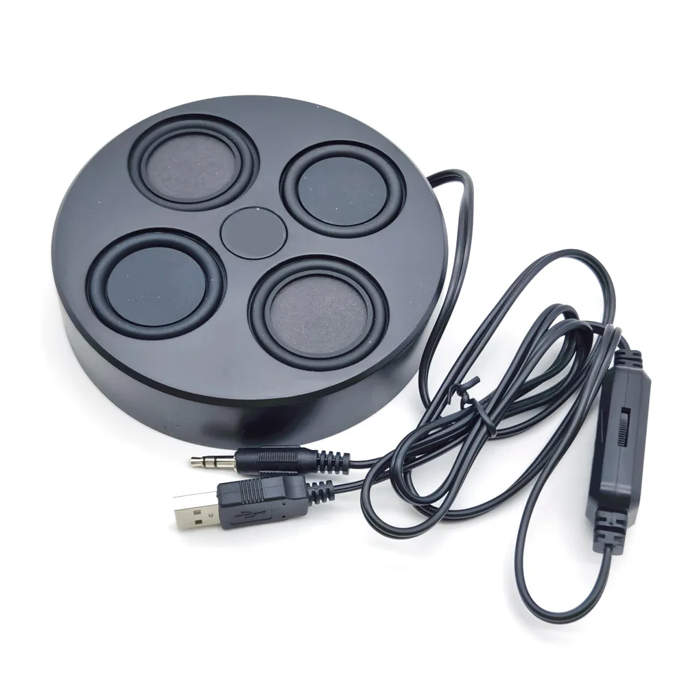 Atracción magnética sonido externo escritorio ordenador sonido envolvente Mini USB juego de altavoces DIY juego de altavoces de escritorio 8 Ohm 10W