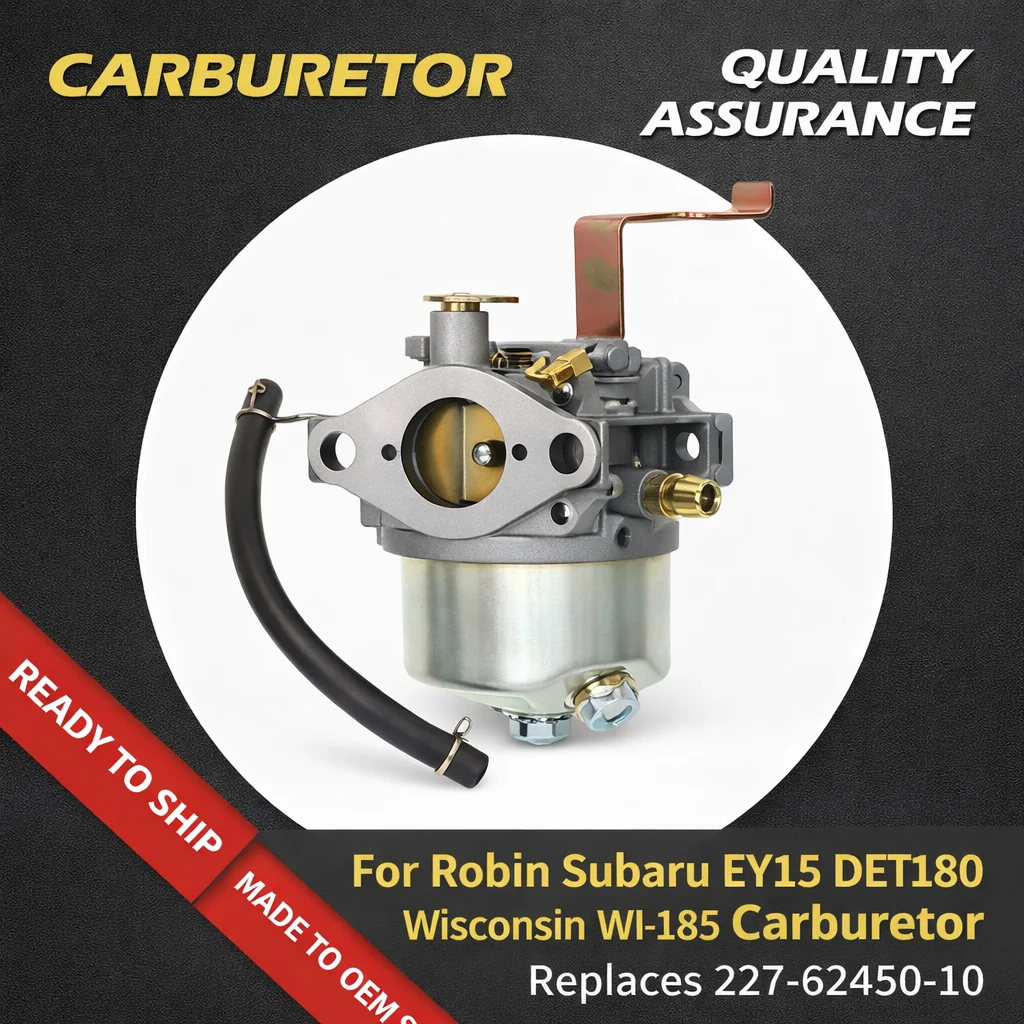 For Robin Subaru  EY15 DET180 Wisconsin WI-185 Carburetor Carb Assembly RGX2400 Generator Replaces 227-62450-10
