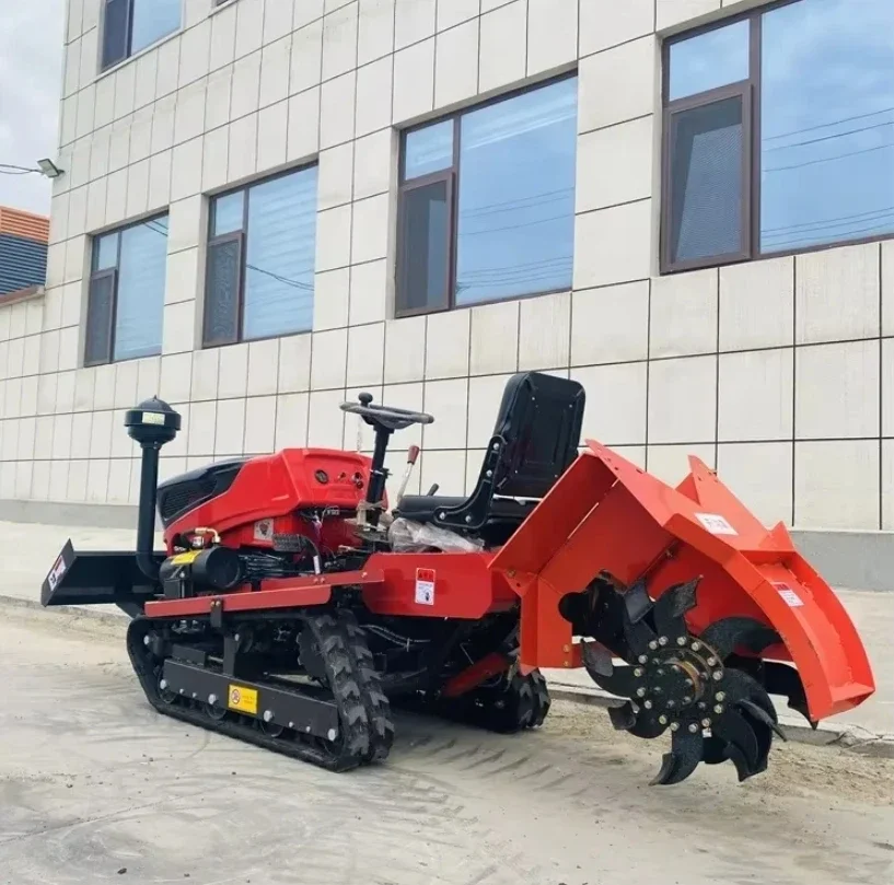 Multifunctional Miniature Tiller 35hp Diesel Powered Tiller Tractor Ripper Hot sales