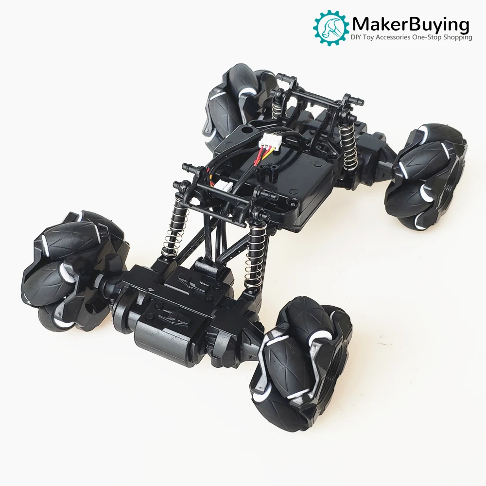 Mecanum wheel trolley chassis intelligent trolley robot DIY accessories omnidirectional wheel chassis with cover