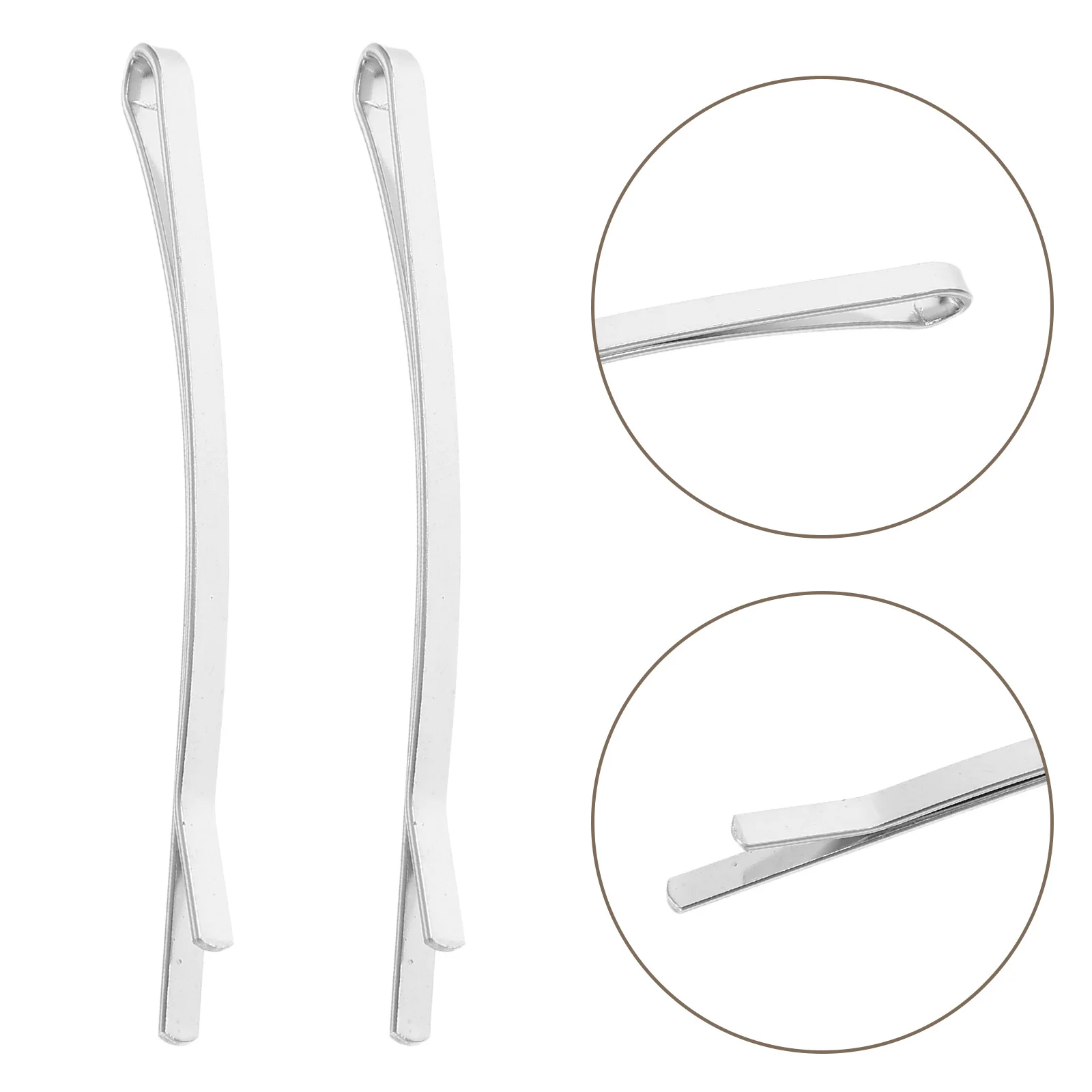 

100 PCS Decor Hair Accessories for Women Cute Barrettes White Metal Hairpins Bobby