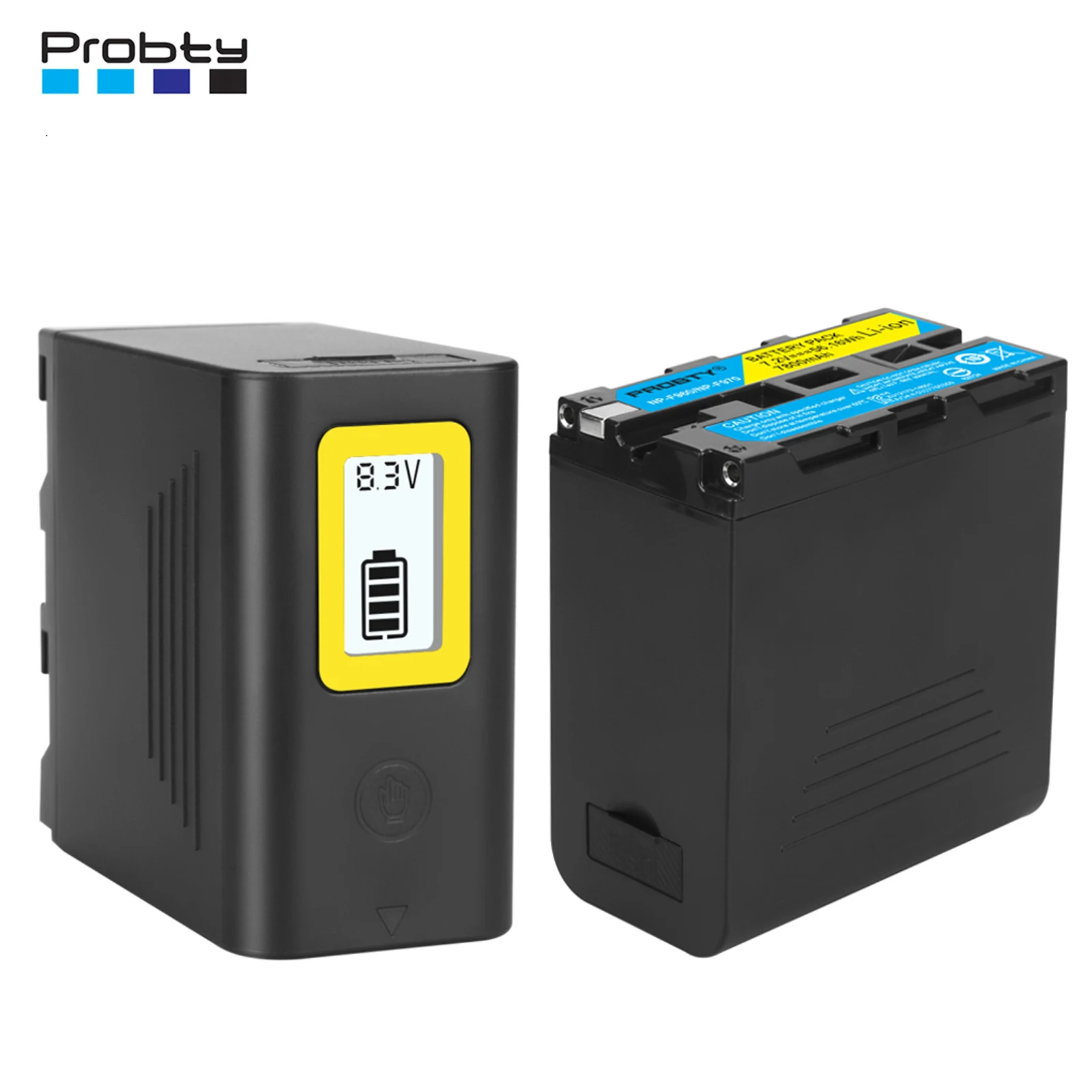 

NP-F970 NP F970 NP-960 Battery with LCD and USB Output NP-F960 Batteries for Sony DCR-VX2100 DSR-PD150 DSR-PD170 LED Video Light