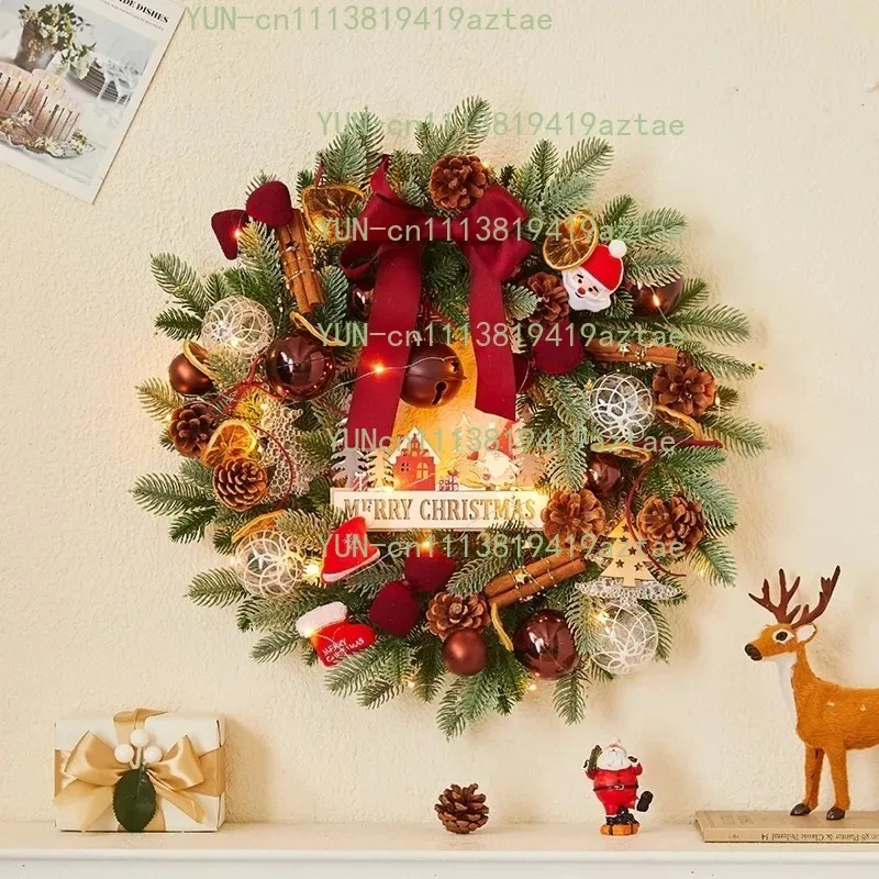 New Christmas Decor High End Garland Wall Hanging For Scene Atmosphere Setup