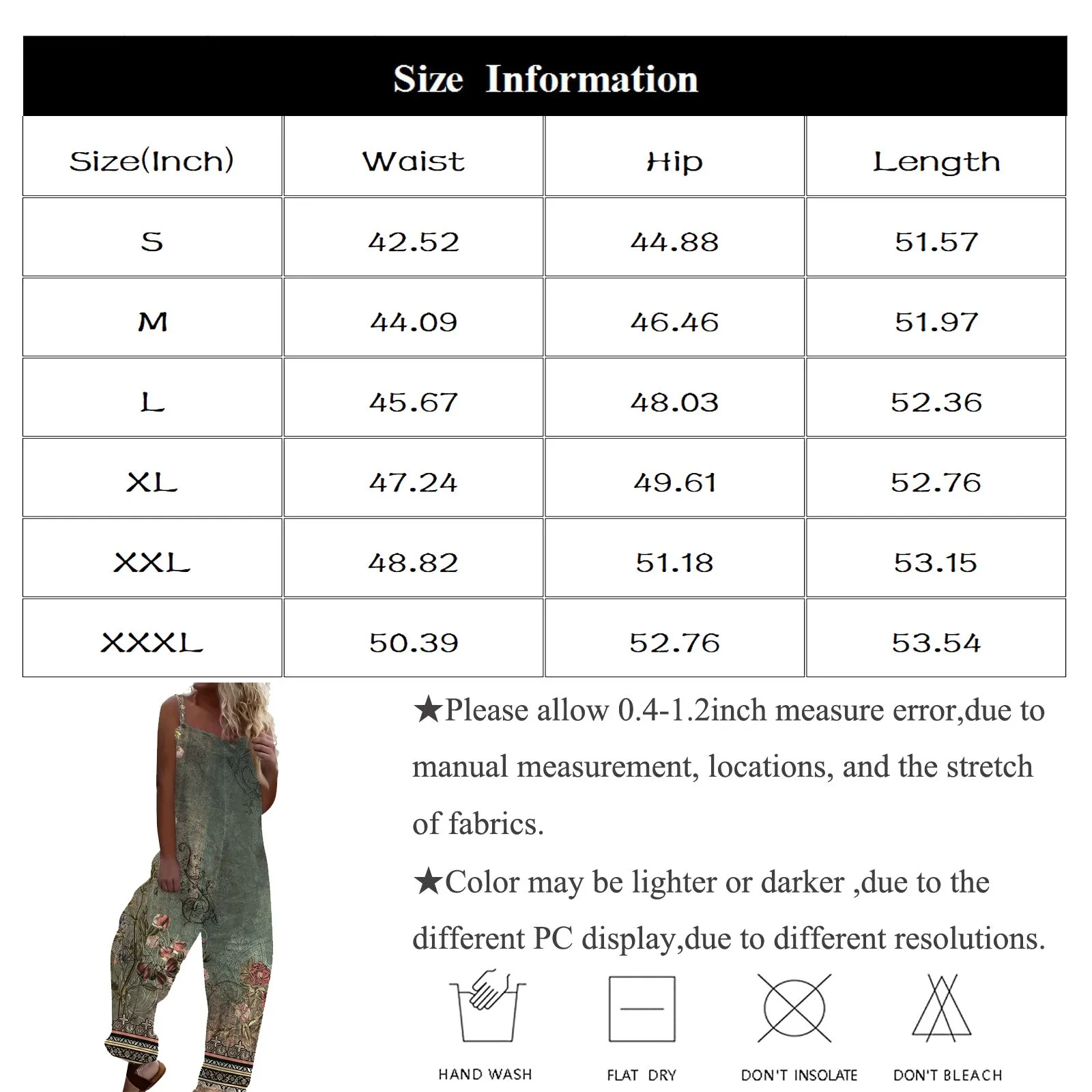 Women'S Strappy Jumpsuits Fashion Trend Summer Retro Print Casual Loose Wide Leg Rompers Daily Commute All-Match Cool Jumpsuits