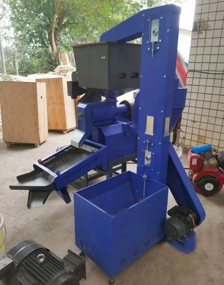 آلة طحن الأرز التجارية، إزالة الحجر، فحص الاهتزاز، رافعة قشرة الأرز، مخرج النخالة الدقيقة لمطحنة الأرز، 70/80