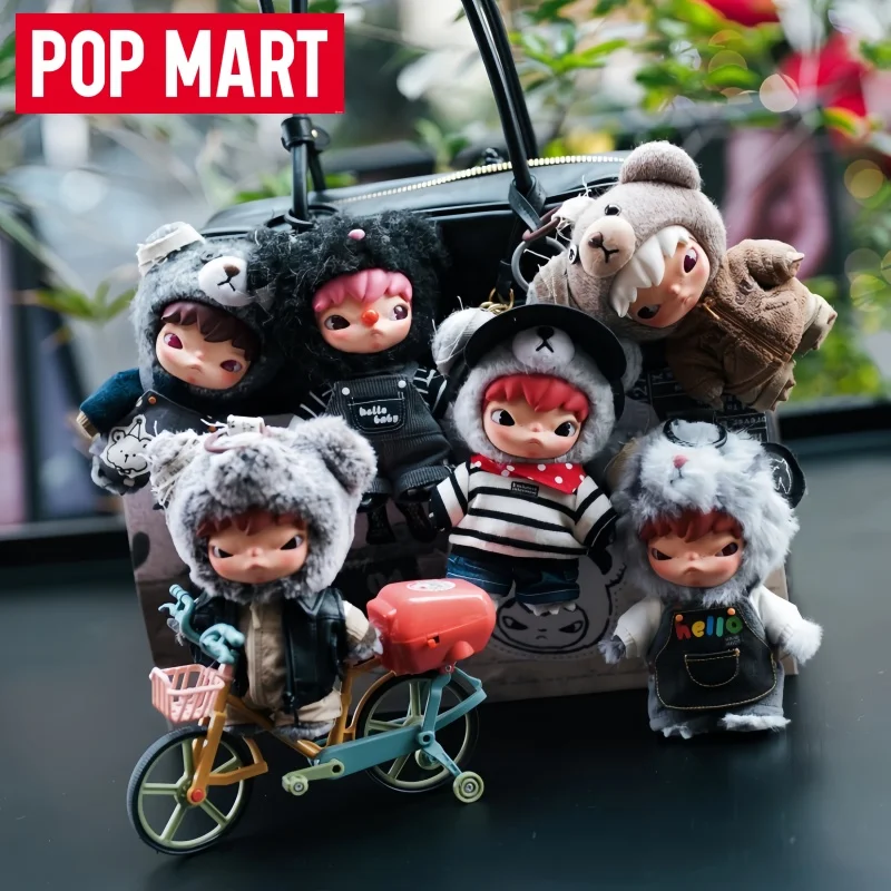 

Genuine POP MART Hirono Highway Log Series Blind Box Soft Face Plush Keychain Exquisite Trendy ornament Toy Doll Festival Gifts