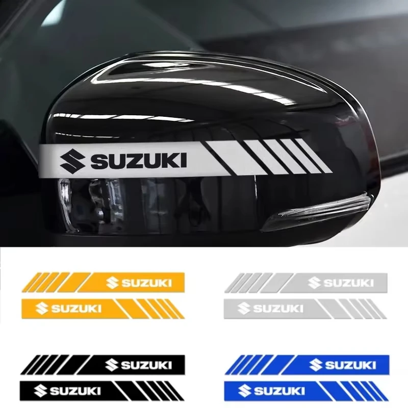 

For Suzuki Grand Vitara Sx4 Swift Alto Jimny Car Styling Automobiles Rear View Mirror Car Stickers Decal Car Accessories