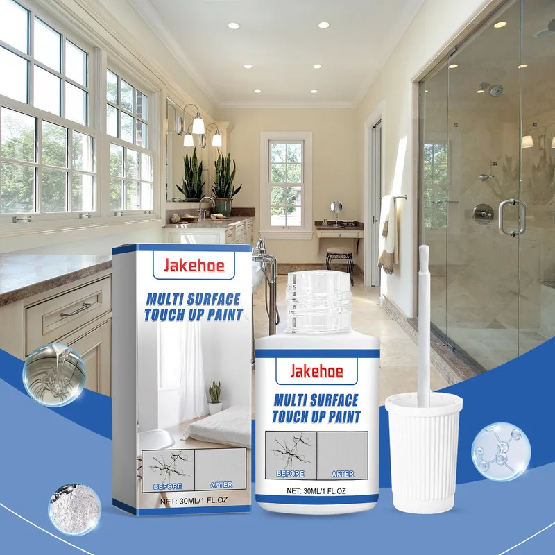 

Jakehoe White Household Wall Damage Scratch Renovation MultiFunctional Waterproof Repair Paint AllinOne Solution Flawless Walls