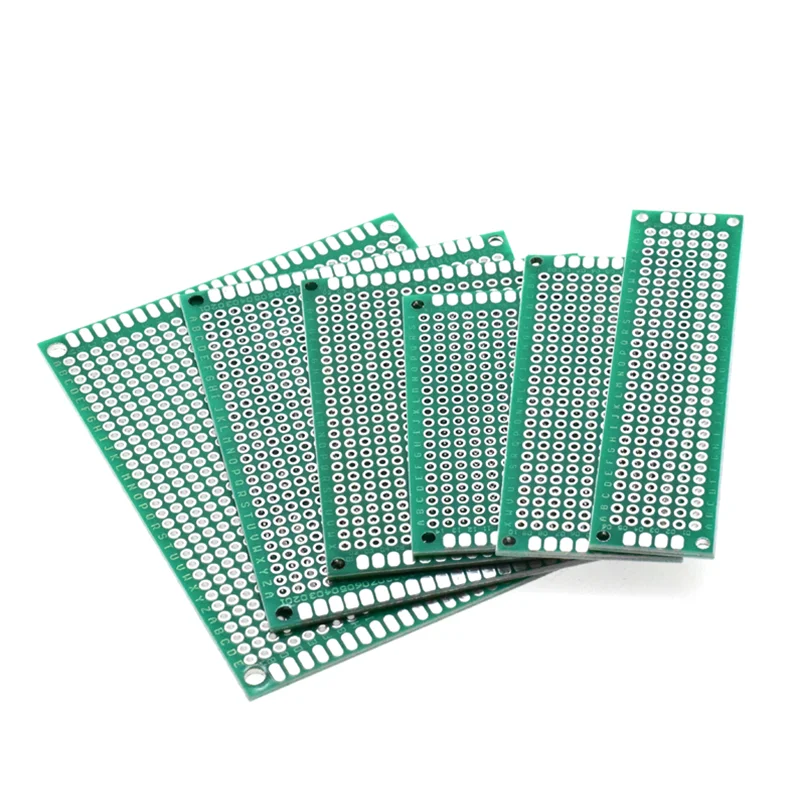 9x15cm 8x12cm 7x9cm 6x8cm 5x7cm 4x6cm 3x7cm 2x8Cm Green Double-sided Tinned Spray Tin Plate PCB Universal Board for Arduino