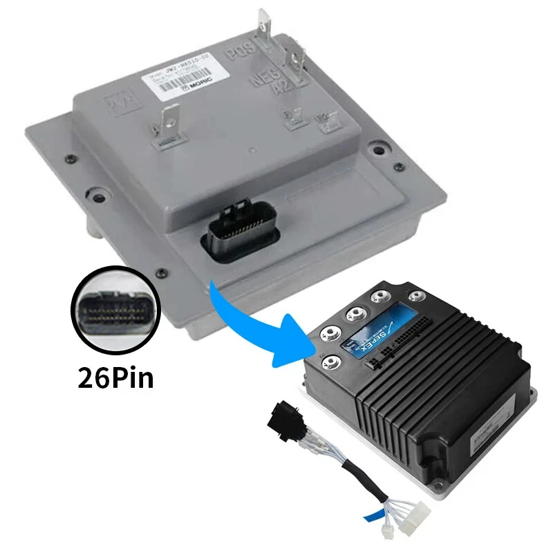 

48V 500A DC Motor Controller for Curtis 1268 to Yamaha Moric G29 YDRE Golf Cart,Replace JW2-H6510-00, JW2-H6510-01, JW2-H6510-20
