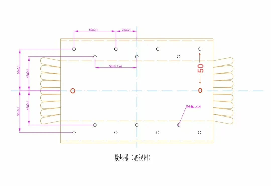 For IGBT Power Module DIY Semiconductor Heat Sink 1000W-1200W High-power LED Copper Tube Heat Sink