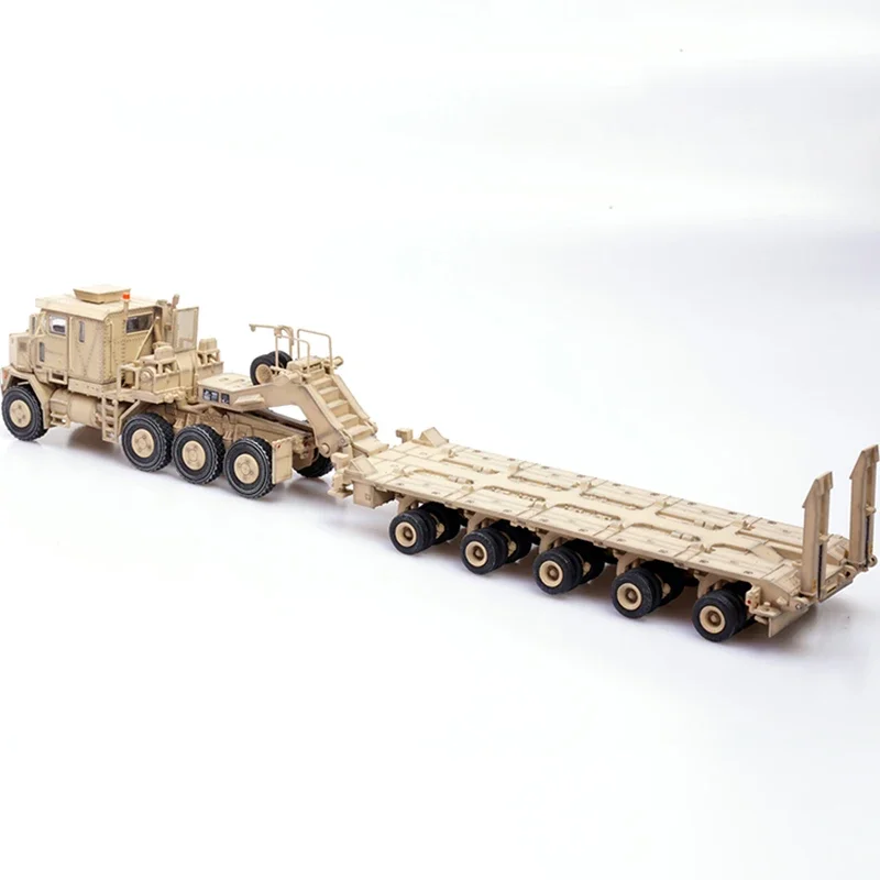 American Oshkosh M1070 Heavy Truck 1/72 Transport Truck Desert Color Model Collectible Ornament