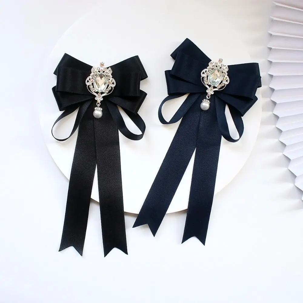 Pajarita cruzada extraíble de alta calidad, accesorios de ropa de poliéster, corbata de camisa, decoración de uniforme JK, pajarita sólida