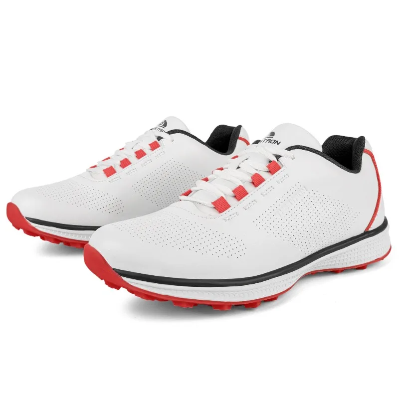 Chaussures de golf d'extérieur imperméables pour hommes, chaussures de fitness sur gazon, chaussures d'entraînement confortables et résistantes à l'usure