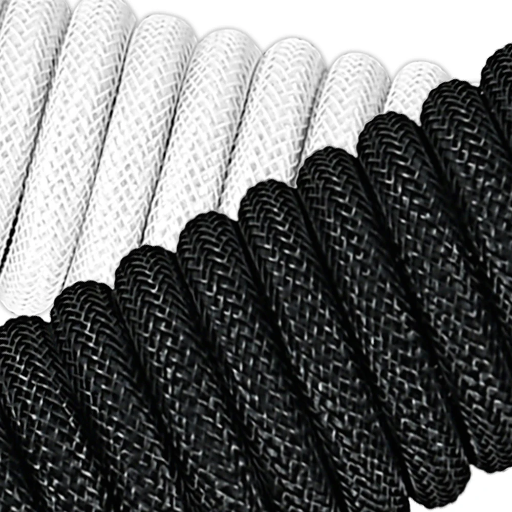 タイプ C USB ケーブルメカニカルキーボードスパイラル 3 メートルデータケーブルゲーム用コイル状ケーブル