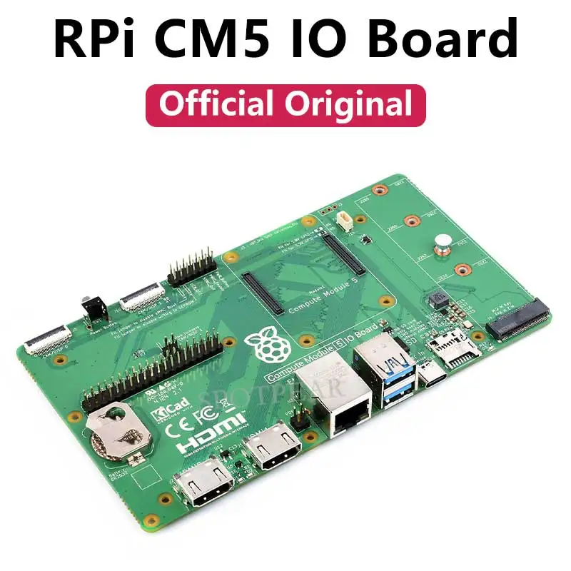 Placa IO Original oficial Raspberry Pi CM5, plataforma de desarrollo Base, módulo de cómputo, placa 5 IO