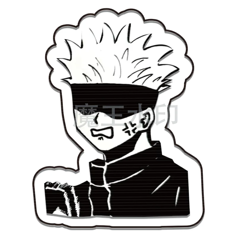 Anime Jujutsu Kaisen Satoru Gojo Itadori Yuji Cosplay  Polypropylene Clip  Double-faced Student Test File Organizer  Ambitus