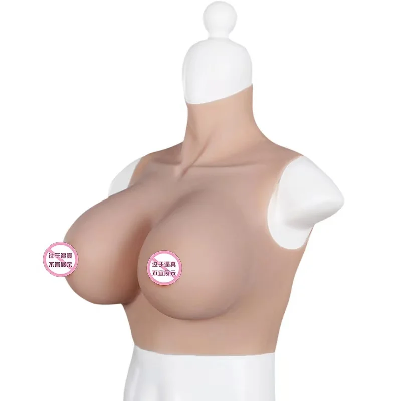 

YONGXI Silicone Breast Shape Huge Fake Breast Cross Dressing Beginner Transgender Queen Breast Shaking A/B/C/D/E/G Cup