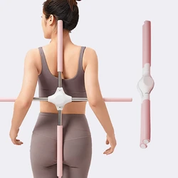 New Style Back Posture Corrector Back Brace raddrizzatore Cross Yoga Sticks strumento di allungamento per la postura viola verde