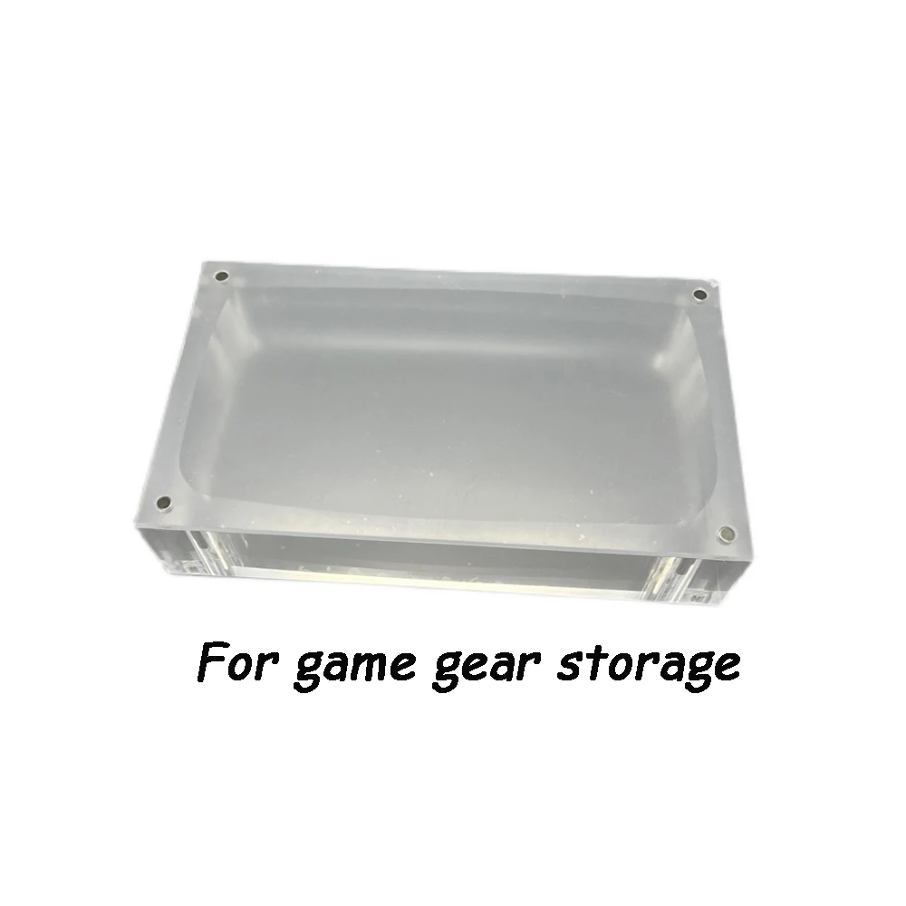 Transparent Magnetic Acrylic box For sega GameGear GG Game Console Cover Shell Box Clear Display Storage Stand