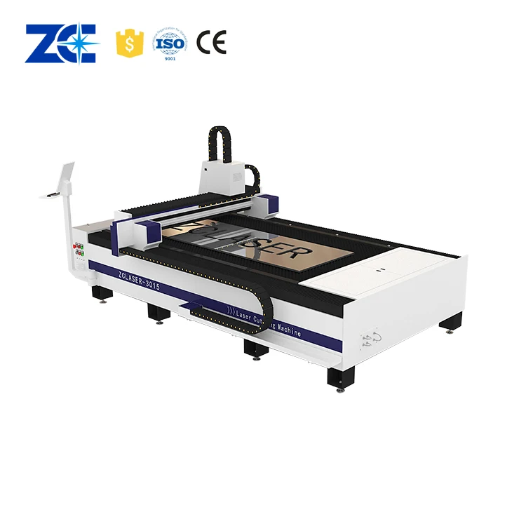 

2026 ZCLASER Экономичный и высокоэффективный волоконный лазерный станок для резки металла 1530 1500 Вт с ультраточной обработкой