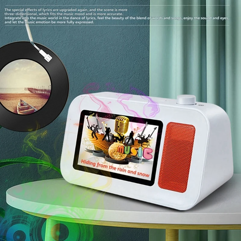 مشغل ثلاثي الأبعاد بلوتوث 5.2 مكبر صوت HIFI كلمات عائمة ديناميكية ثلاثية الأبعاد تصوير ستيريو ديناميكي مشغل إعلانات ثلاثي الأبعاد أ