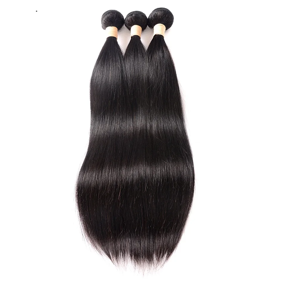 Bone Straight Human Hair Bundle Brazilian Human Hair 1/3 Bundle 12A Unprocessed Virgin Hair Remy Hair Extensions For Women