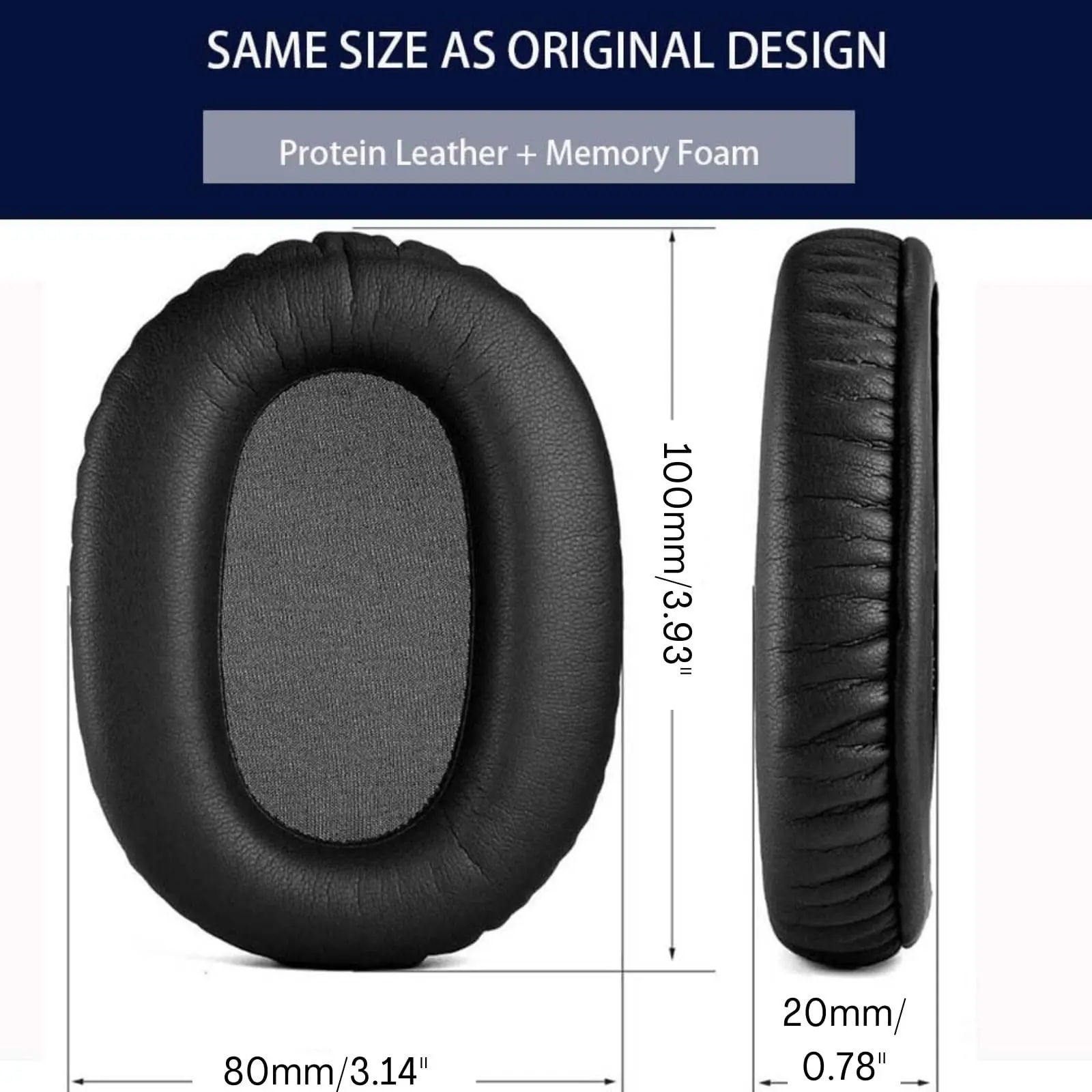 WH-XB900N Replacement Ear Pads XB900n Earpads Ear Cushion Cover Cup Parts Compatible with Sony WH-XB900N Headphones