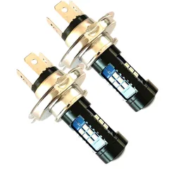 2Pcs H4 H7 LED Car Large Truck Motorcycle Fog Light Headlight Bulbs Auto Driving Headlamp Lamps 6000K 12V 24V White