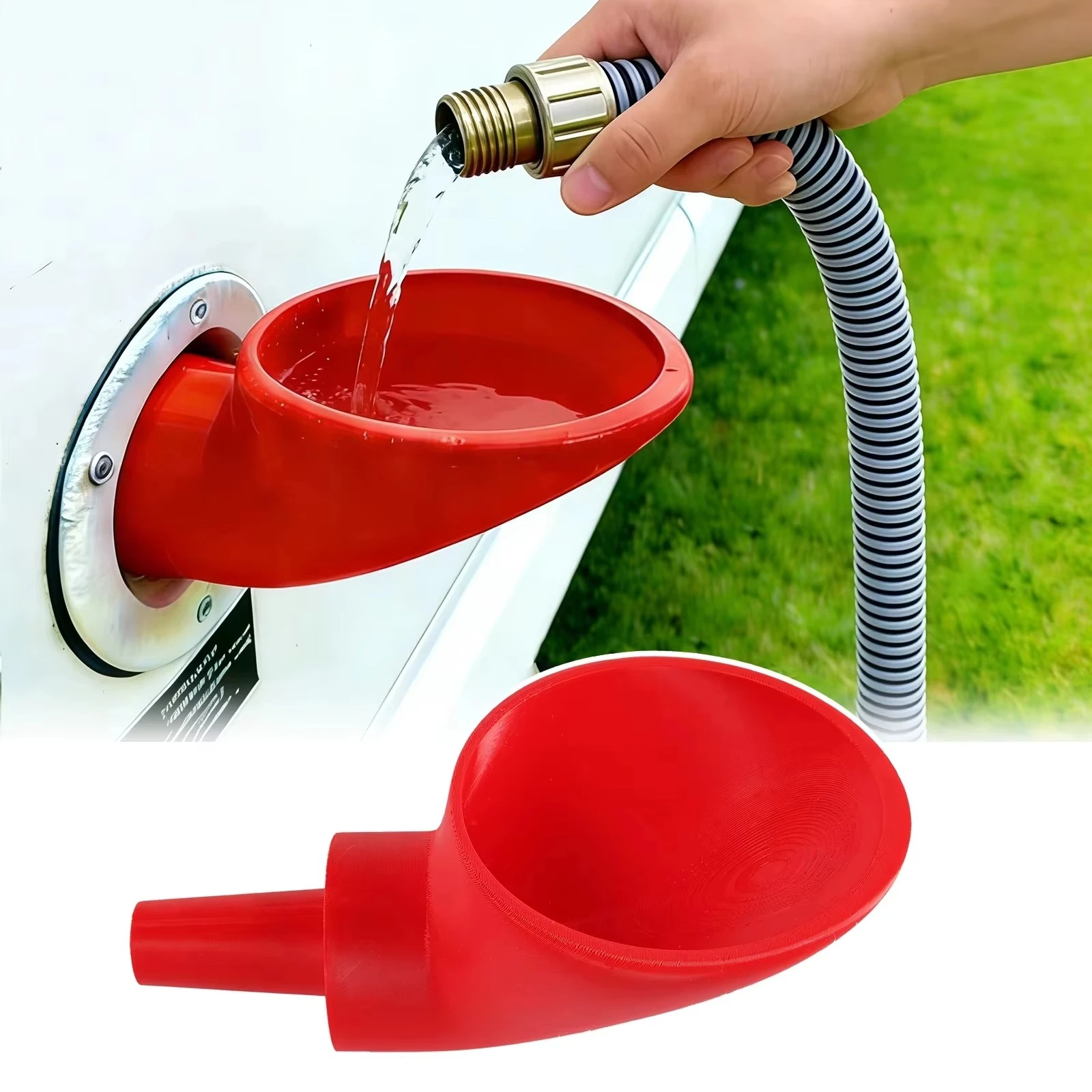 Water Filler Funnel for Campers Campervans RV Caravans - Universal Fit for Club Joker Coachmen Clipper PöSsl Dethleffs C'Joy Fen