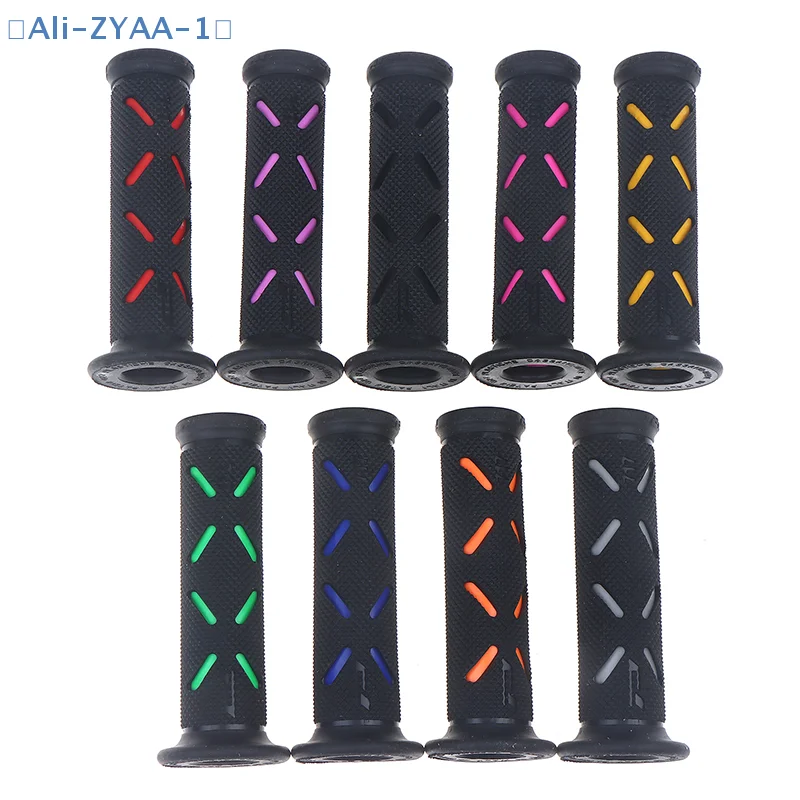 1 Paar Motorradgriffe, Lenkergriffe 22/24 mm für Motorrad, Motocross, Motorrad, Gummigriffe, universell für Motocross, Dirt Pit Bike
