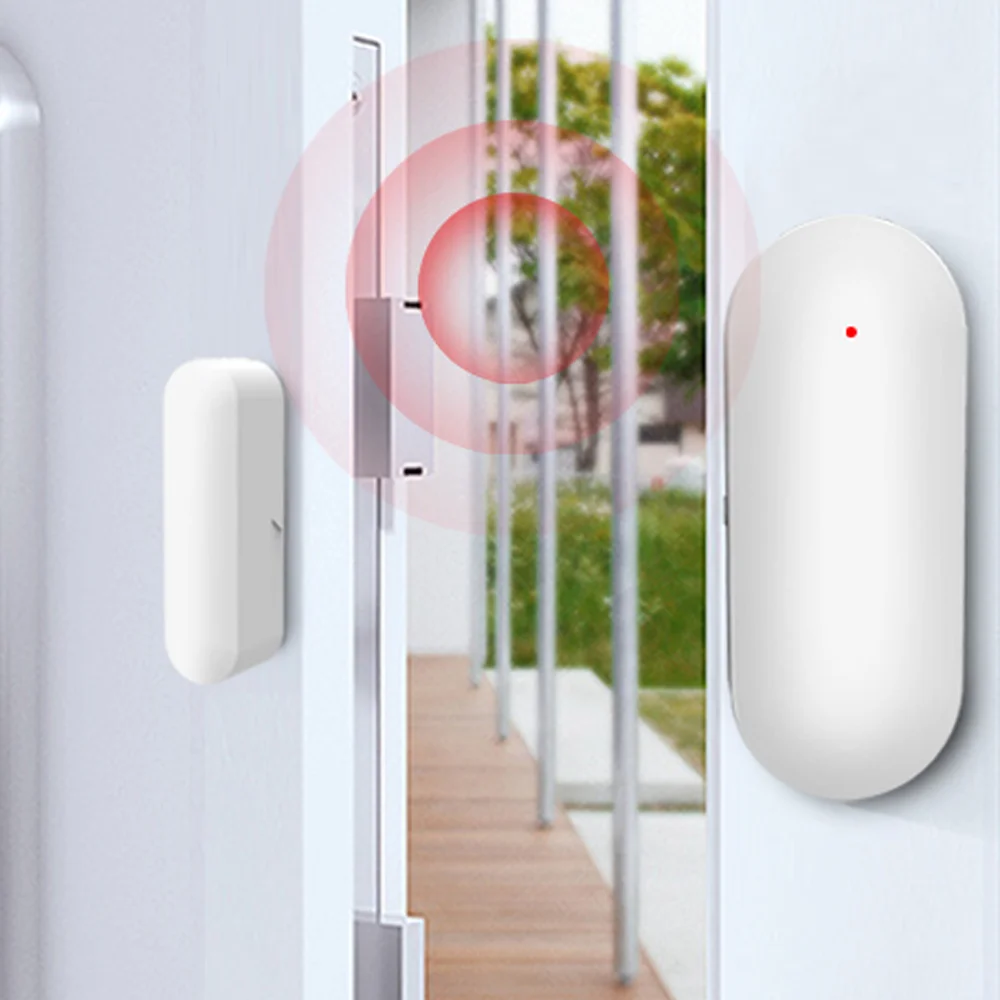 8PACKS Tuya Zigbee Door Sensor Window Detectors Magnetic Sensor Smart Home Security Protection Remote Monitor From APP