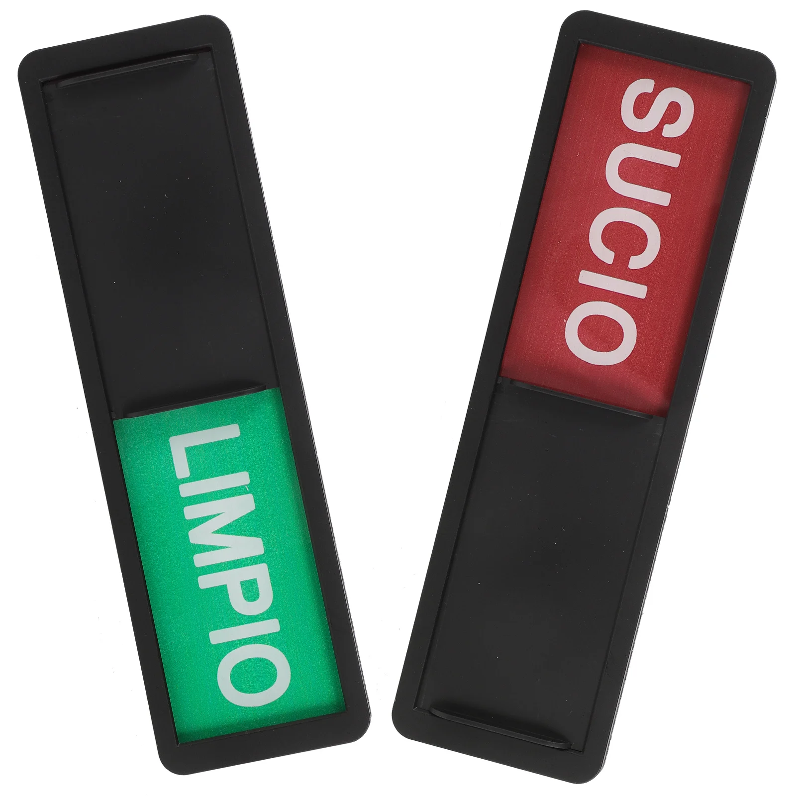 2Pcs Magnetic Indicator Sign for Dishwasher Clean Or Dirty Status Easy Slide Label for Restaurant Guest Room Laundry Efficient