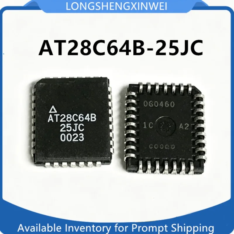1PCS New Original AT28C64B-25JC AT28C64 PLCC-32 Memory Chip in Stock