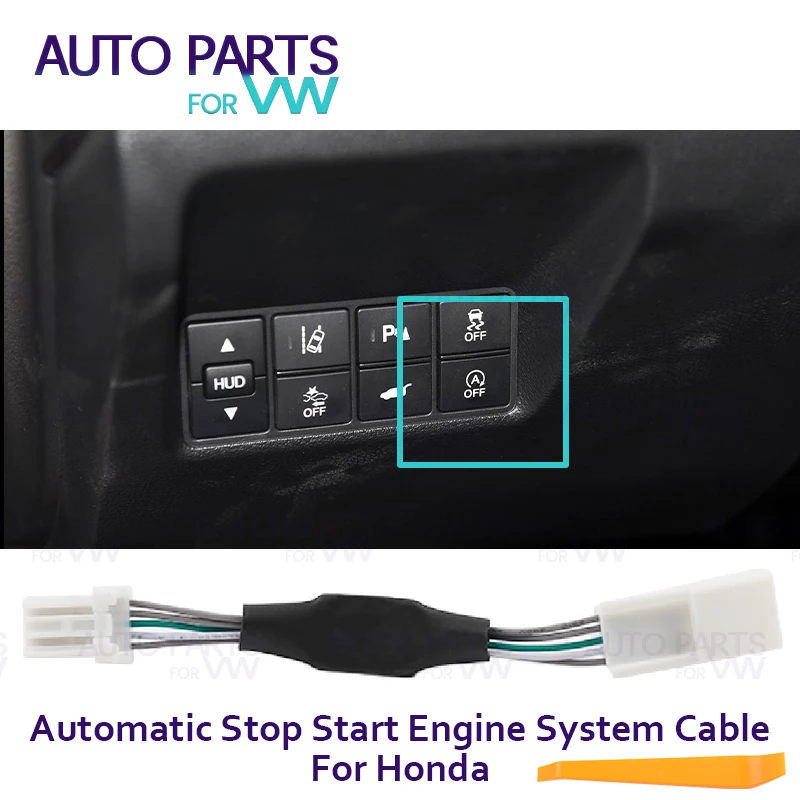 Auto Stop Start Engine System Off Drive Park Device Control Sensor Plug Stop Cancel Cable For HONDA Avanevier URV