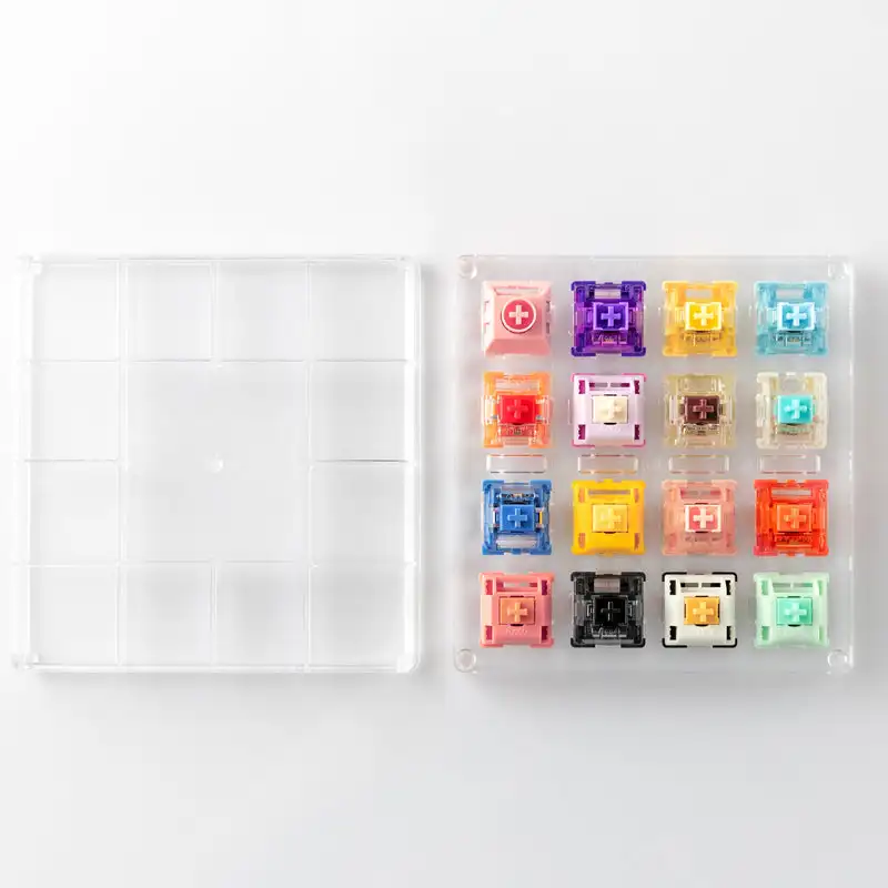 Akko x MonsGeek Acrylic 16-key Switch Tester Linear/Tactile/Clicky/Silent Switches(Subject to the Actual Product)