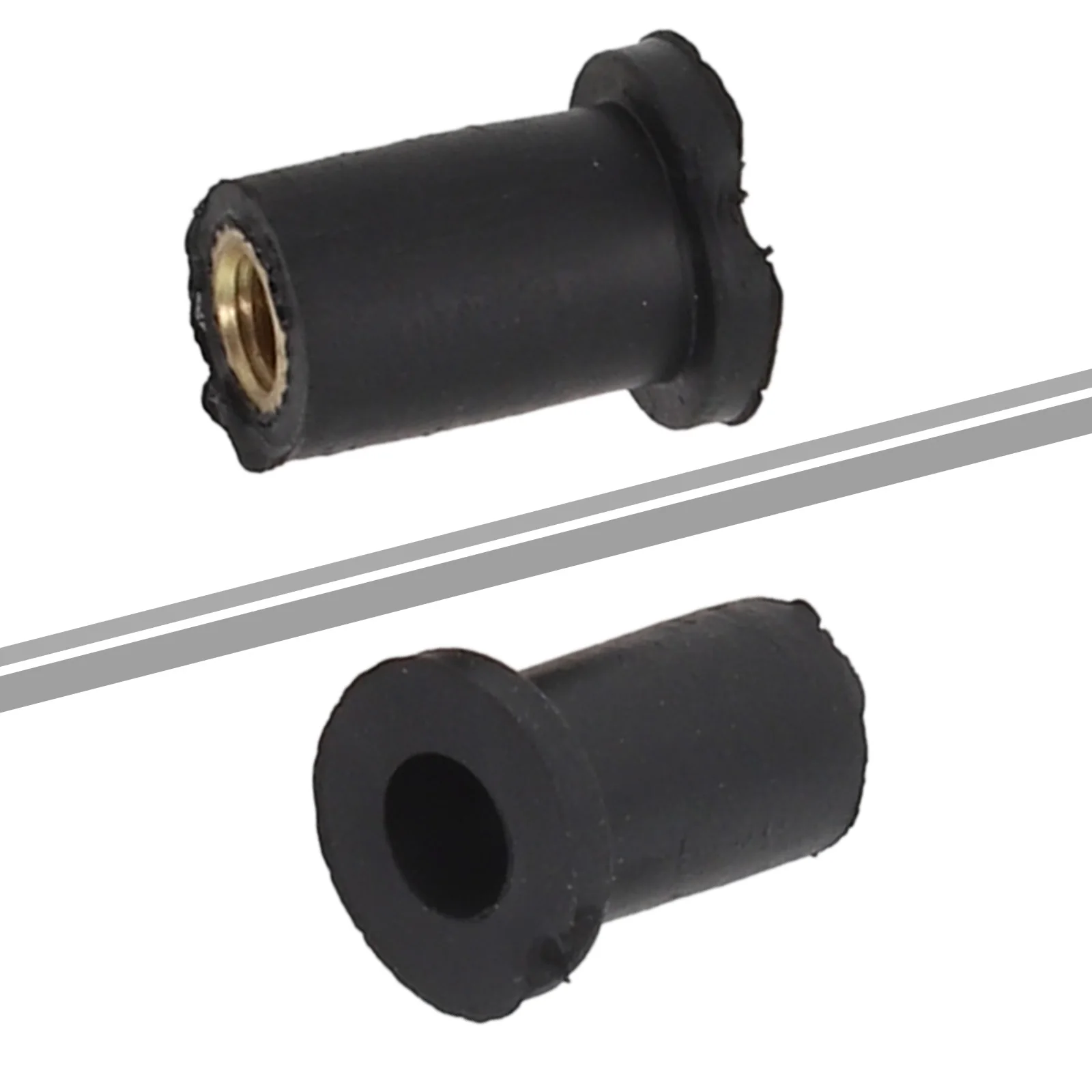 ATV Mounting Motorcycle Mounting Rubber Nuts Motorcycle Rubber Nuts Brass Materials Versatile Solution High-quality Rubber