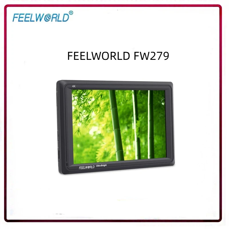 FEELWORLD FW279 7-дюймовый полевой монитор, 2200 нит, видимость при солнечном свете, 4K HDMI, диаграмма осциллограммы, индикация фокусировки, легкий вес 365 г