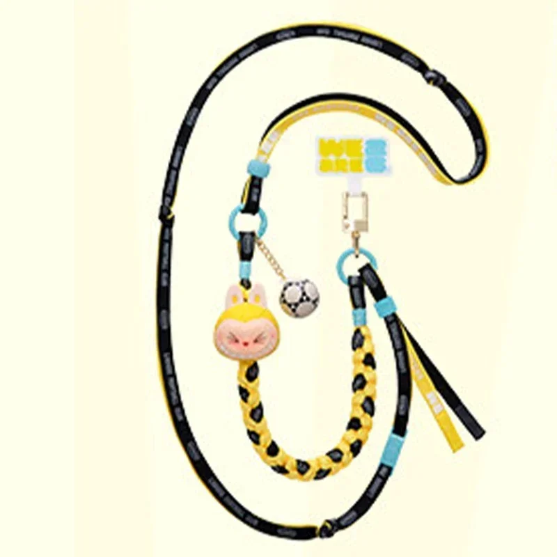 

POP MART Labubu The Monsters Fifa Series Mobile Phone Lanyard Mystery Box Genuine Blind Box Guess Toys Bag Ornament Figurines