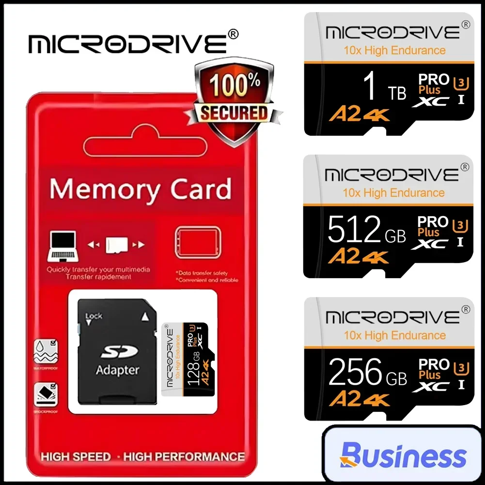 Memory Card High Speed Micro TF SD Card 512GB micro mini sd 1TB 128GB 256GB Flash Memory TF Card C10 For XiaoMi Sandisk