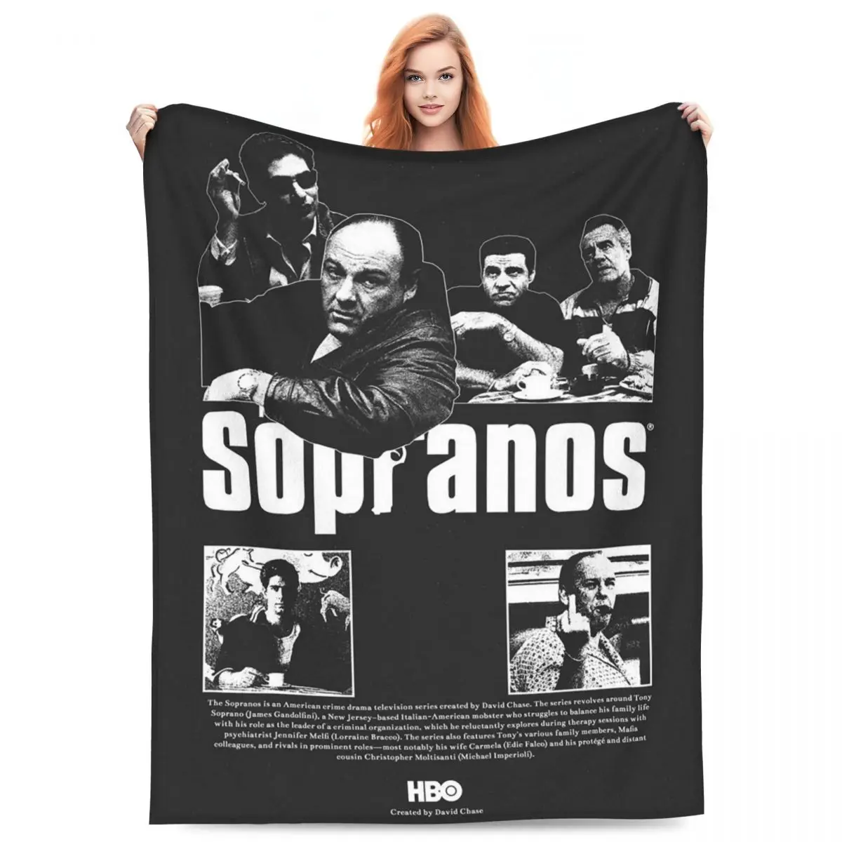 The Sopranos Family Blankets Flannel Sofa Throw Blanket Lightweight for Home Bedroom Outdoor Throws Bedspread Quilt