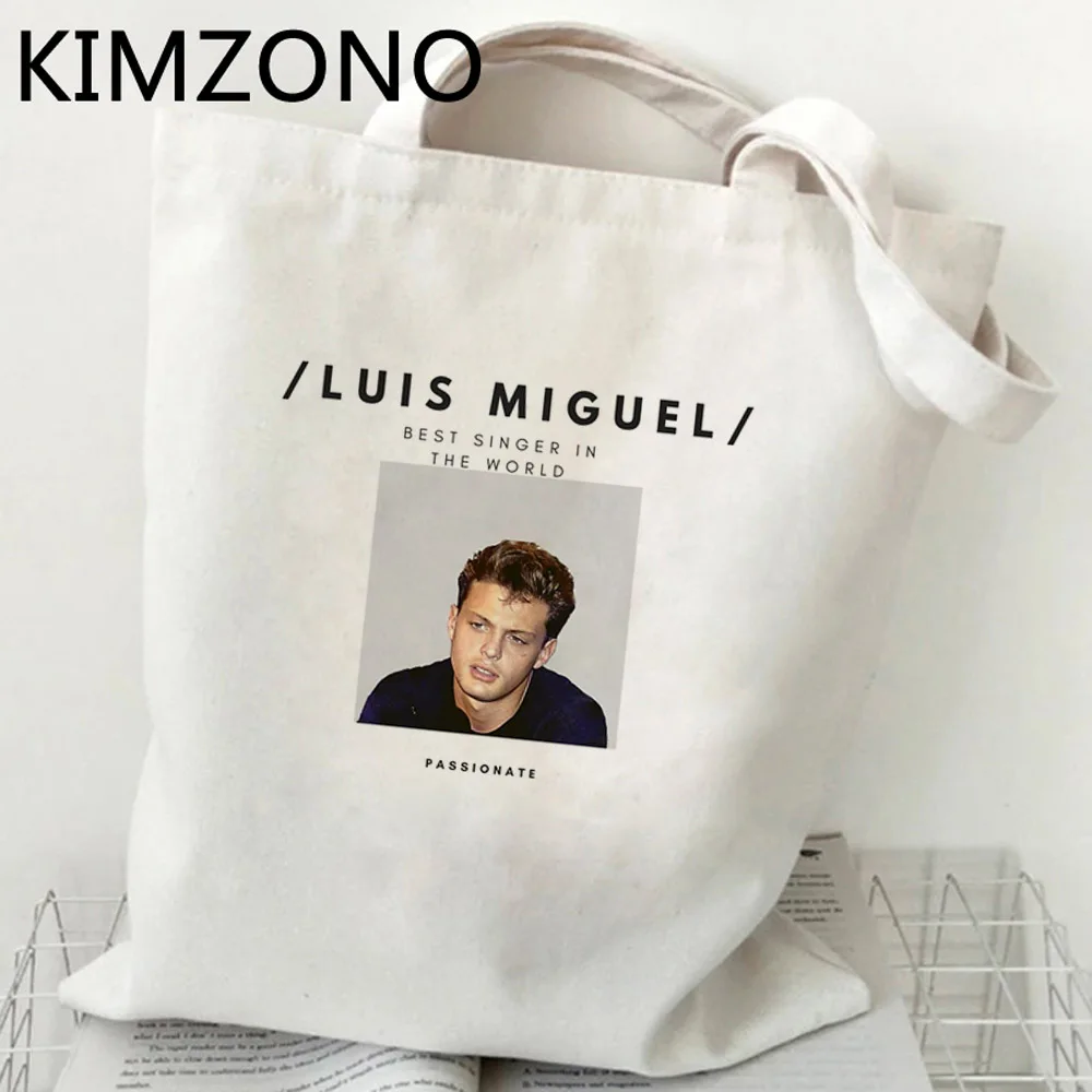 Luis Miguel shopping bag canvas handbag shopper reusable bag boodschappentas tote jute net cabas