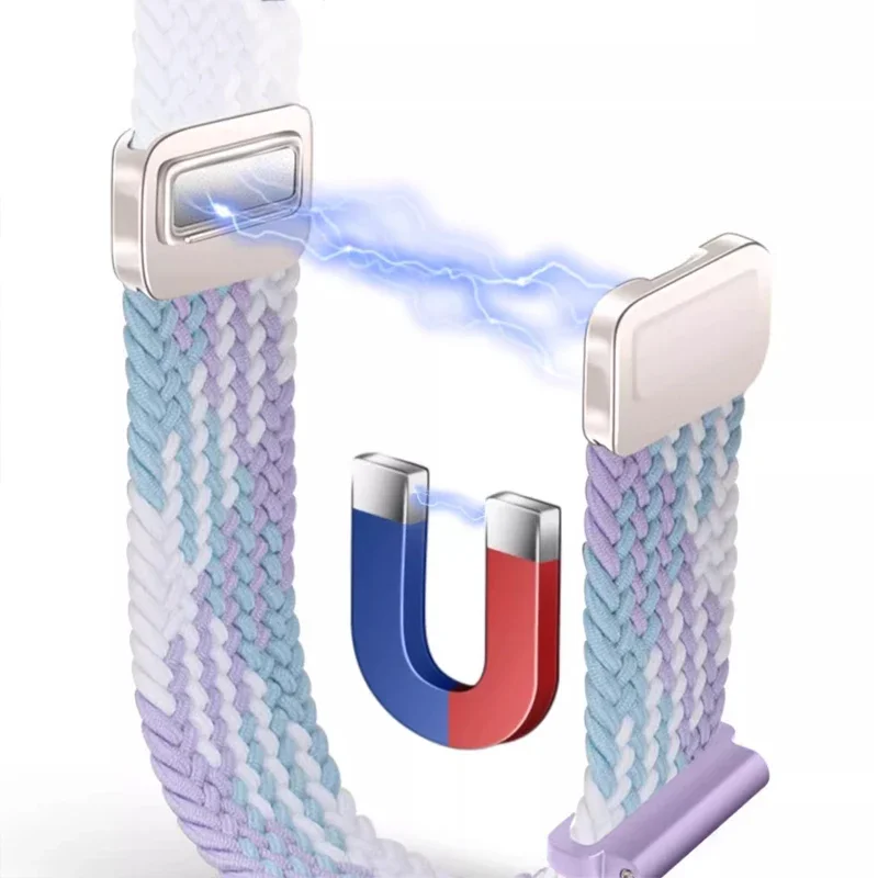 Correa magnética trenzada de 18mm para huawei watch GT 5 4 41mm pulsera deportiva correa de reloj para banda pro de 42mm