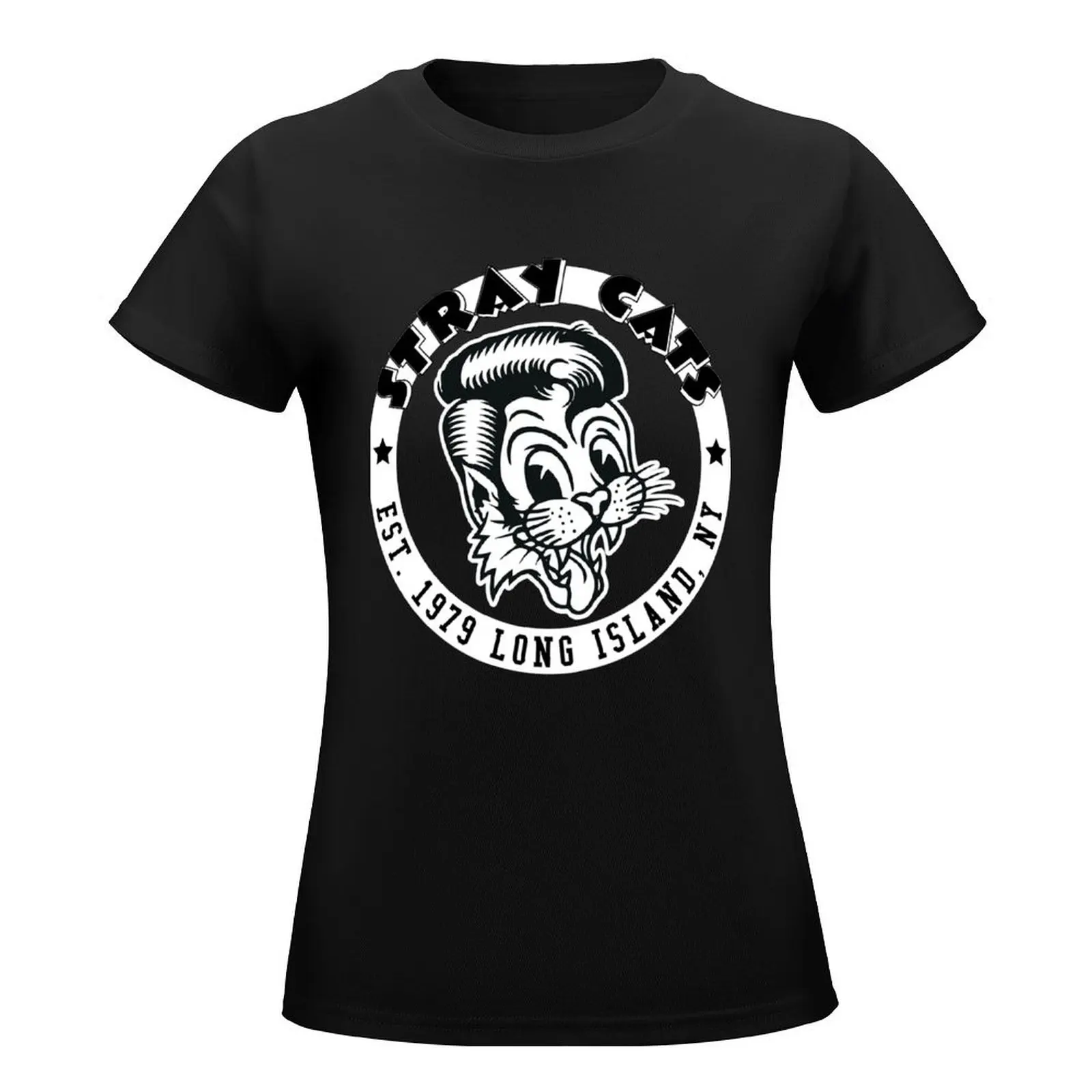 Stray Cats Classic T-Shirt heavyweights tops workout t shirts for Women