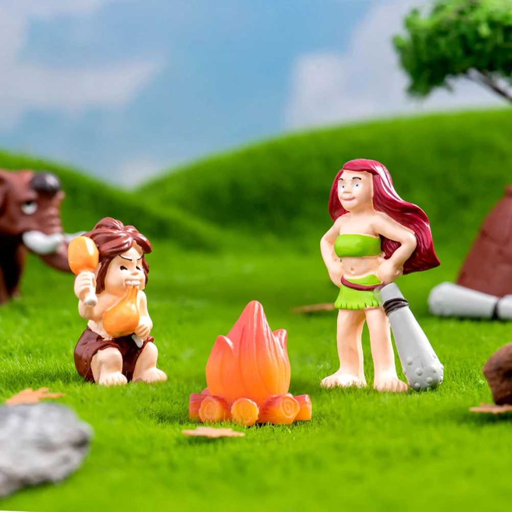 

8 Mini Figurines Home Decor Statue Ornaments Garden Accessories Miniature Landscape Bonsai Decoration