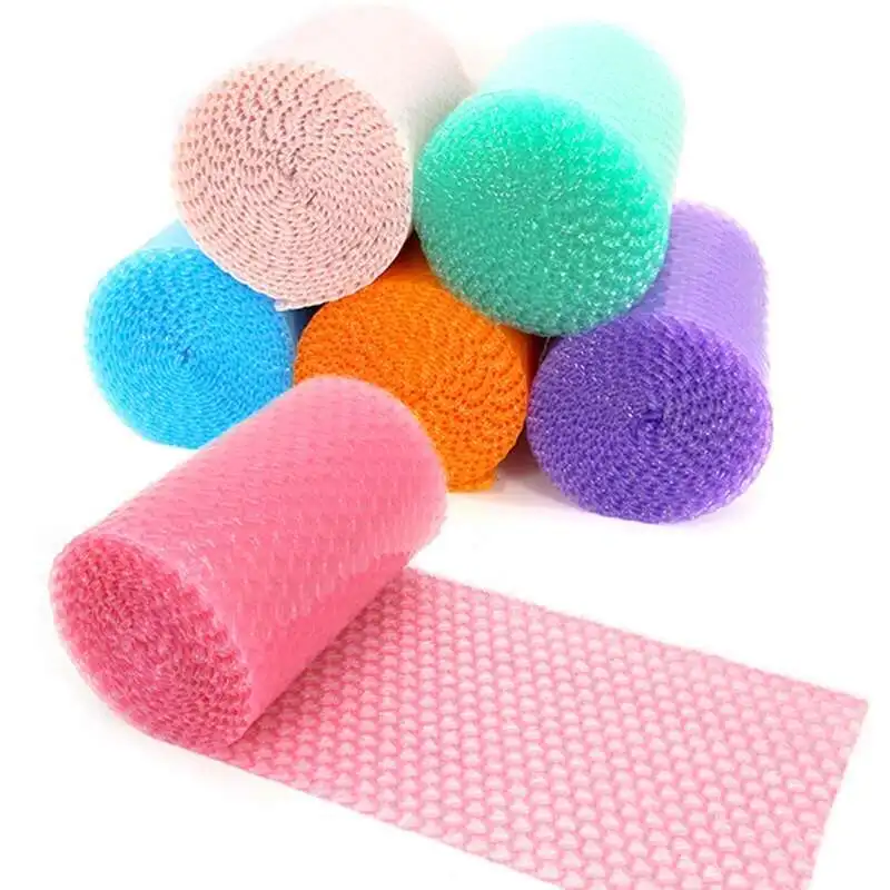 

20Cmx5 Meters Pink Blue Lovely Heart Shape Bubble Wrap Shockproof Package For Gifts Box Fragile Glass Goods Pack Party Decor