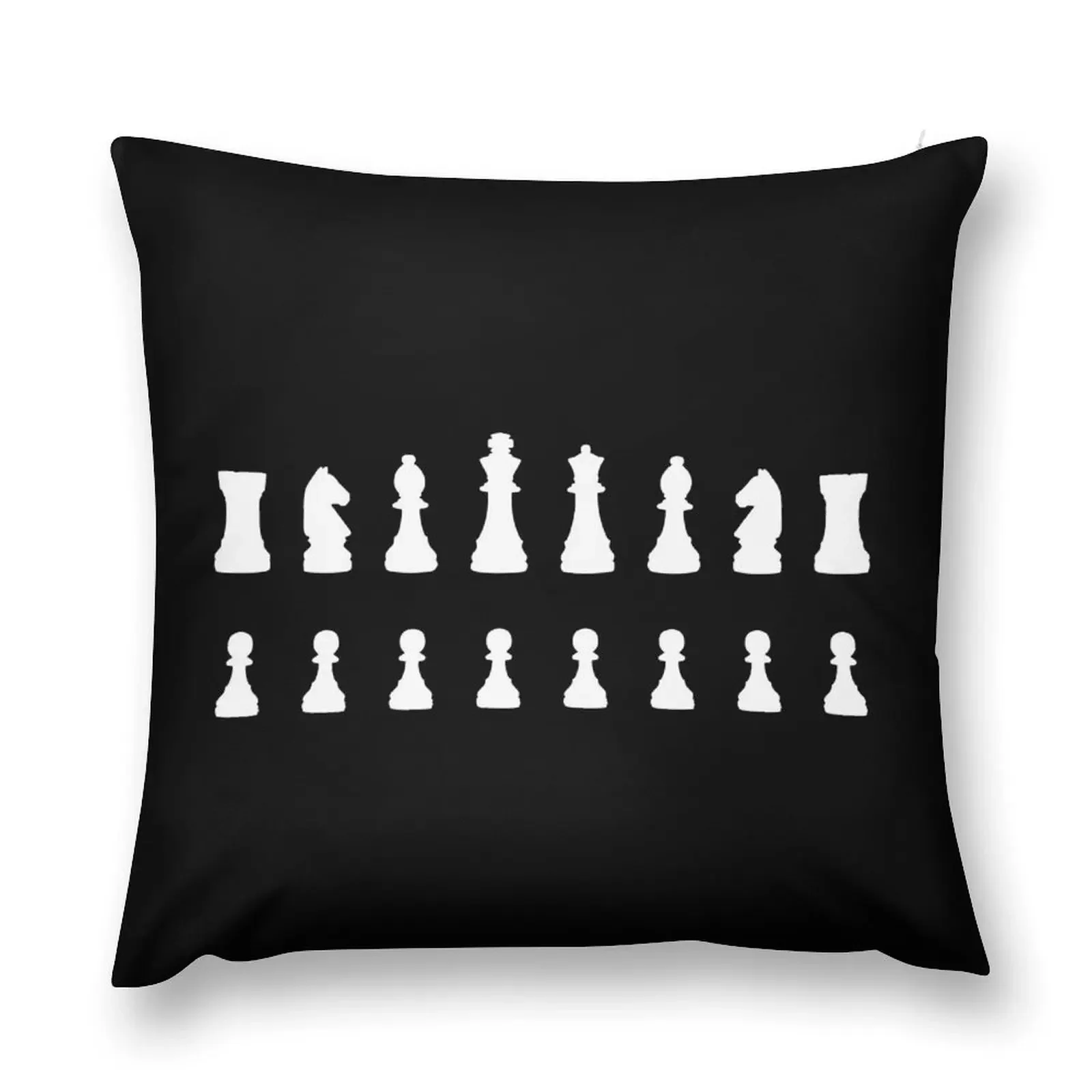 White Chess Pieces Full Set Throw Pillow Christmas Pillow Sofa Cushions Decorative pillow case Sofa Cover