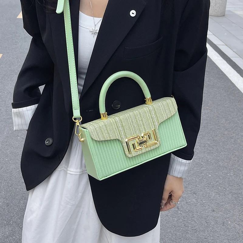 Sac à main élégant en cuir véritable pour femmes, fonction bandoulière et épaule, Design classique élégant, marque de luxe célèbre