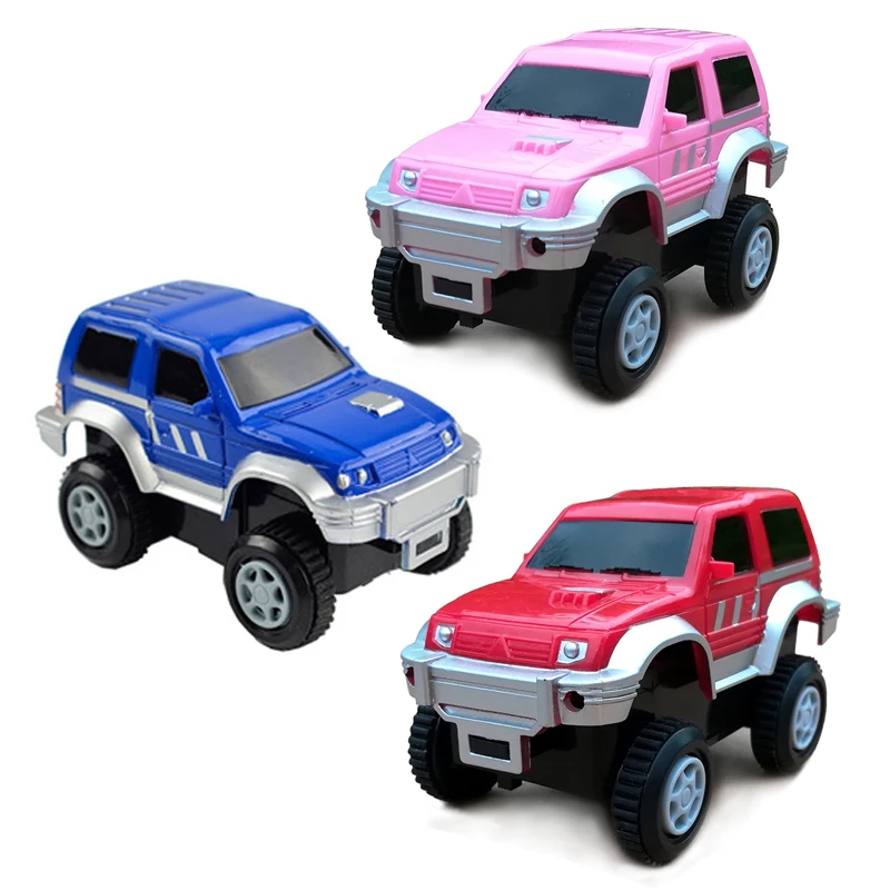 Kolej Świecąca Elastyczna Kolejka Samochodowe Zabawki Dla Dzieci Wyścigi Kolejowe Zakręt Elektroniczny Samochód DIY Zabawki Dla Dzieci Prezent Wyścigi Samochodowe L003