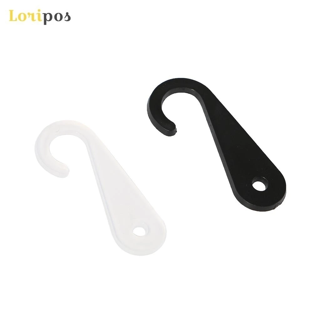 Plastic J-shaped Header Hook, Underwear Sock Hooks Hanger Socks Gloves Cap Toy Stockings Sample Display Hanging Clear